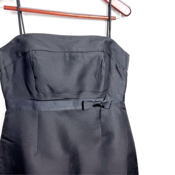 J. Crew Black Silk Taffeta Cocktail Dress - Picture 2 of 10